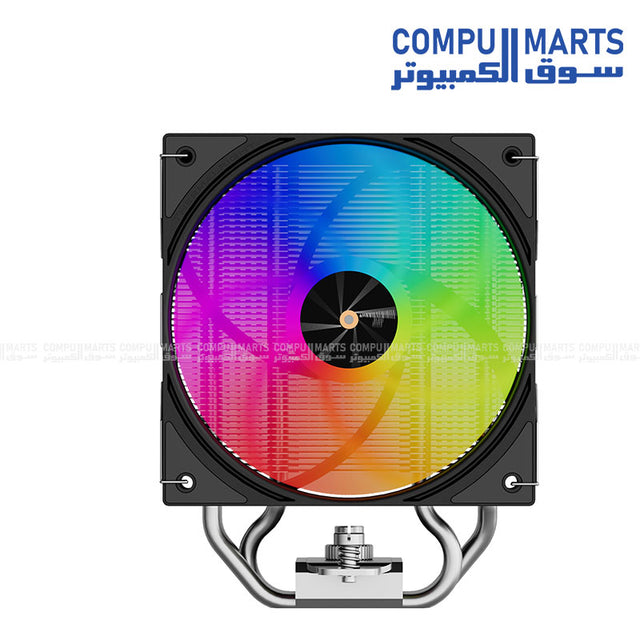 Thermalright Assassin X 120 R Digital ARGB Air Cooler with 120mm PWM fan and 4 heat pipes available in Egypt