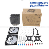 Thermalright Phantom Spirit 120 SE ARGB dual tower CPU cooler 7 heat pipes high airflow silent cooling ARGB fans black