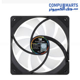 Thermalright TL-C12C-S ARGB 120mm PWM case fan with colorful RGB lighting and high airflow