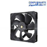 Thermalright TL-E12B EXTREM 120mm high performance PC cooling fan with black design