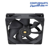 Thermalright TL-E12B EXTREM 120mm high performance PC cooling fan with black design