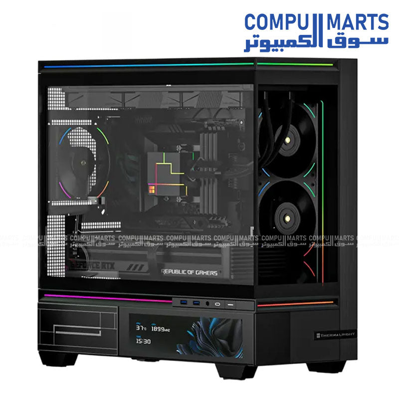 TL-M10 VISION – Mid Tower Case – Thermalright – Tempered Glass PC Case ATX Micro ATX Gaming Case