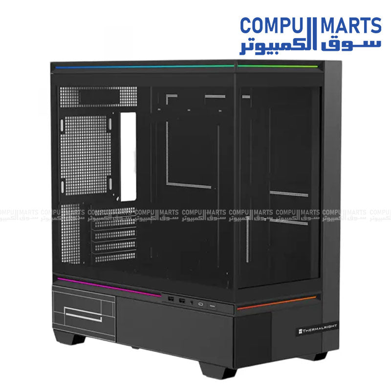 TL-M10 VISION – Mid Tower Case – Thermalright – Tempered Glass PC Case ATX Micro ATX Gaming Case