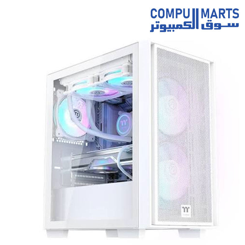 Thermaltake Navigator F4 Micro ATX Mini-ITX computer case front iron mesh panel layout