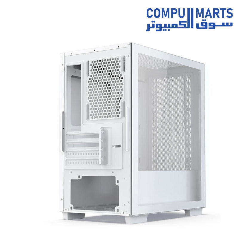 Thermaltake Navigator F4 computer case interior and back cable design configuration