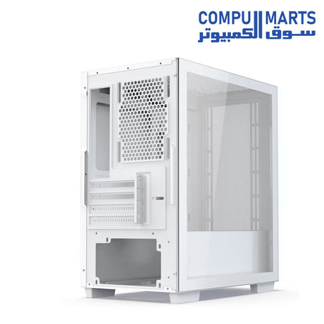 Thermaltake Navigator F4 computer case interior and back cable design configuration