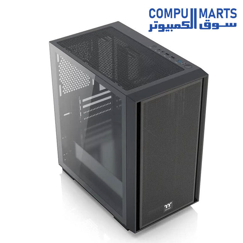 Thermaltake Navigator F4 Micro ATX Mini-ITX computer case front iron mesh panel layout