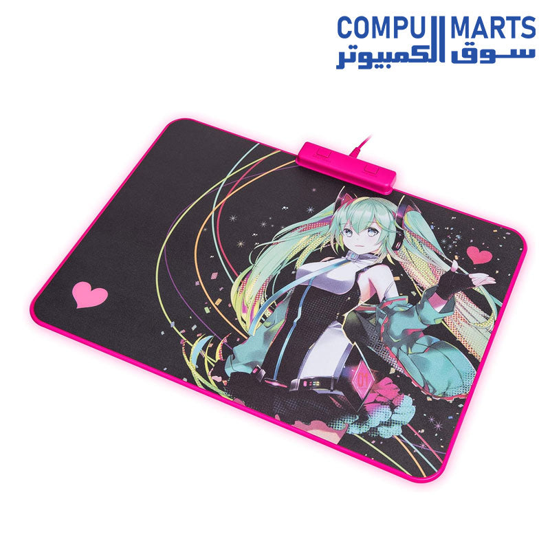 Hatsune-Miku-Mouse Pad-Thermaltake-RGB