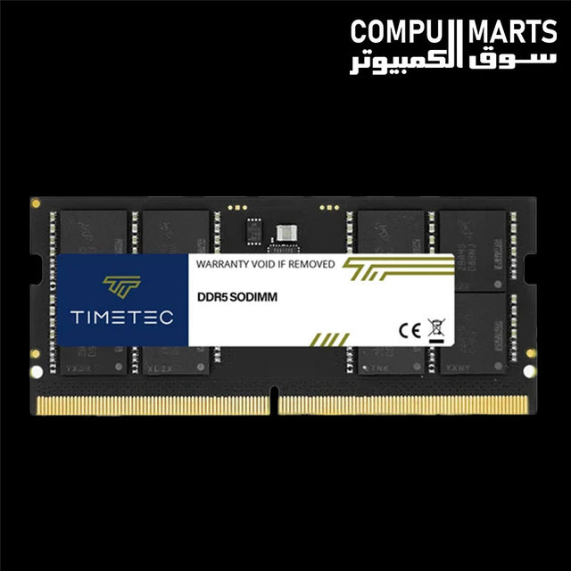 Timetec Premium DDR5 16GB 5600MHz SODIMM Laptop Memory