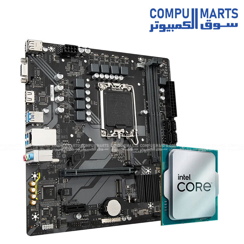 MSI PRO B760M-E DDR4 + Intel Core i5-14400F + Kingston Fury 8GB