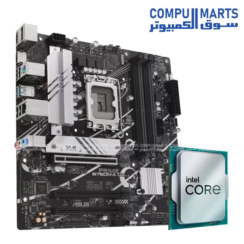 CORE I5-14400F TRAY- ASUS PRIME B760M-A D4 - PC BUNDLE EGYPT