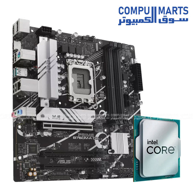 CORE I5-14400F TRAY- ASUS PRIME B760M-A D4 - PC BUNDLE EGYPT
