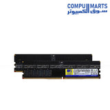32GB (2×16GB) DDR5 desktop memory kit with 6000MHz speed CL36 and 288-Pin DIMM form factor