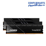 TwinMOS TMD532GB60DK36VXB DDR5 32GB (2×16GB) 6000MHz CL36 desktop memory kit available in Egypt