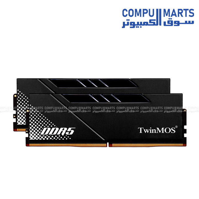 TwinMOS TMD532GB60DK36VXB DDR5 32GB (2×16GB) 6000MHz CL36 desktop memory kit available in Egypt