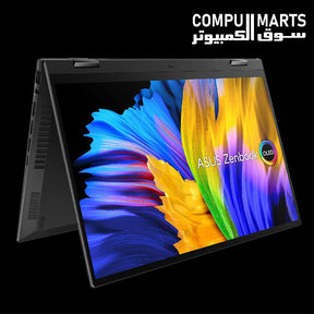 ASUS Zenbook 14 Flip OLED UN5401QA-OLED007W laptop in Jade Black