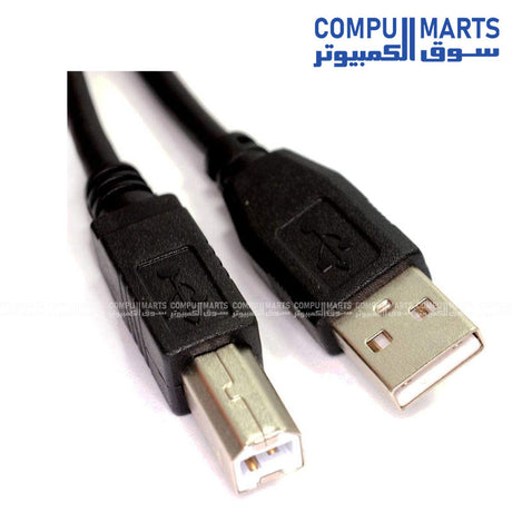 Dantech USB Printer Cable – Black – 1.5m / 3m – High-Speed Durable Cable for Printers & PCs