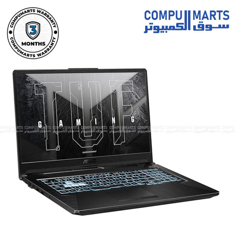Used ASUS TUF Gaming F17 FX706HCB, Intel i5-11400H, 16GB DDR4, 512GB SSD, 17.3" 144Hz, Windows 11Pro