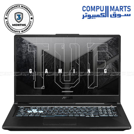 Used ASUS TUF Gaming F17 FX706HCB, Intel i5-11400H, 16GB DDR4, 512GB SSD, 17.3" 144Hz, Windows 11Pro