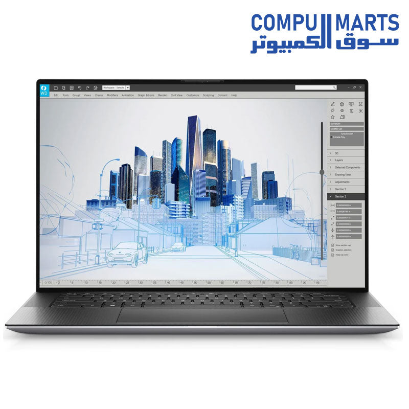 USED Dell Precision 5550- Xeon W-10855M LAPTOP - 32GB Ram DDR4