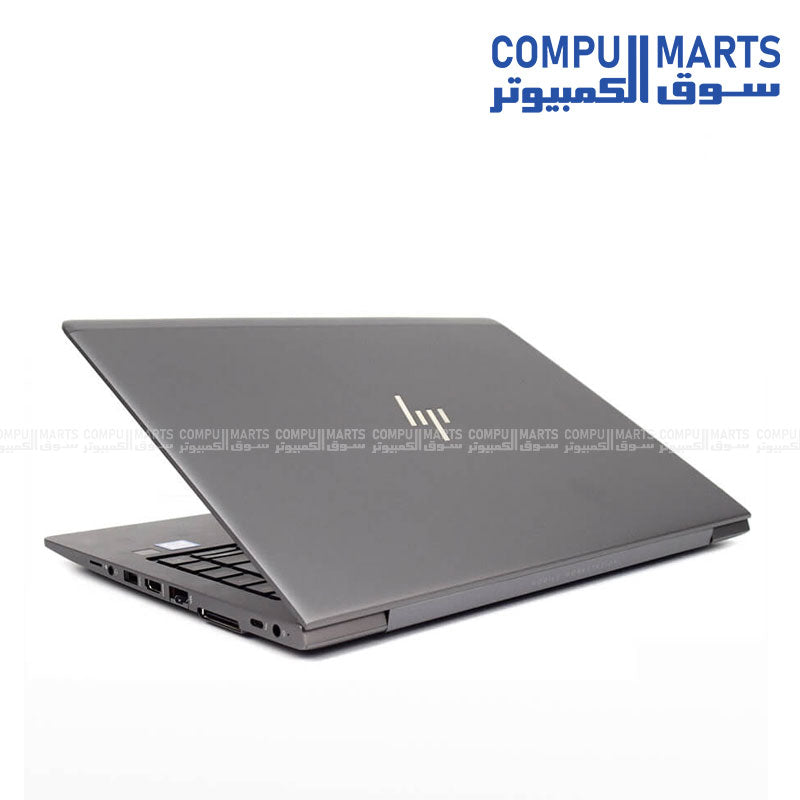 Used HP ZBook 14u G6 laptop with Intel Core i5-8365U, 8GB RAM, 256GB SSD, AMD Radeon Pro WX3200 4GB graphics, 14-inch FHD display, Windows 11 Pro