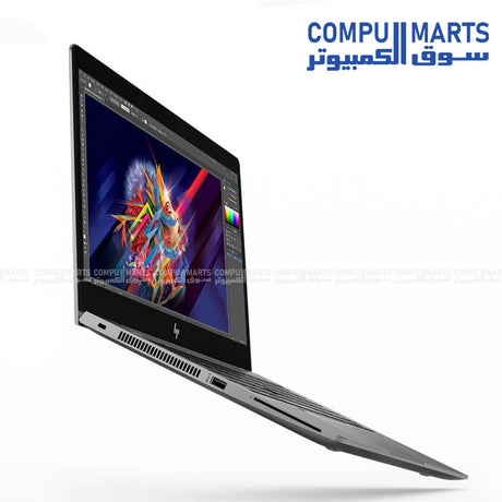 Used HP ZBook 14u G6 laptop with Intel Core i5-8365U, 8GB RAM, 256GB SSD, AMD Radeon Pro WX3200 4GB graphics, 14-inch FHD display, Windows 11 Pro