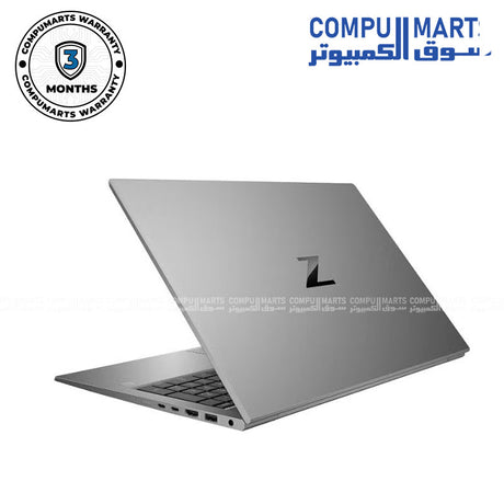 Used HP ZBook Firefly 15 G7 laptop with i7-10510U, 16GB RAM, 512GB SSD, Quadro P520 4GB, 15.6-inch FHD IPS display