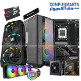 Ultimate Gaming PC Build – Ryzen 9 9950X, RTX 5080, 64GB DDR5, 1TB NVMe, X870E WiFi7, HAF 500, 850W Gold, Liquid Cooler 360