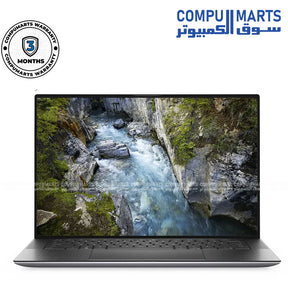 Used Dell Precision 5550 15.6" FHD Laptop with Intel i7-10850H, 16GB RAM, 512GB SSD, NVIDIA Quadro T2000 4GB Graphics