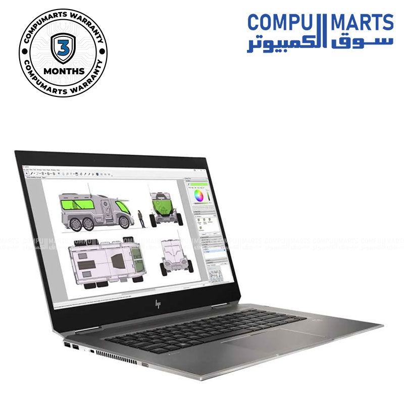 Used HP ZBook Studio X360 G5 Mobile Workstation with Intel Xeon E-2186M- 16GB RAM- 512GB SSD- NVIDIA Quadro P1000 4GB- and 15.6-inch FHD touchscreen - powerful convertible laptop in Egypt