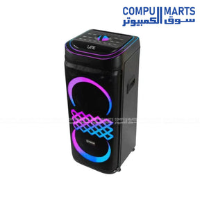 VOVO V-1195 Dual 10-Inch RGB Party Speaker