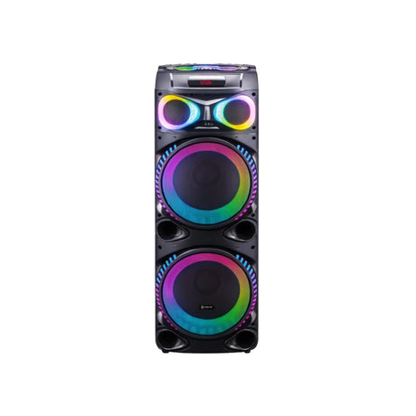 VOVO V-1210 Dual 12-Inch Portable Party Speaker