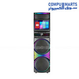 VOVO 15.4-Inch Android 12 Touchscreen Party Speaker