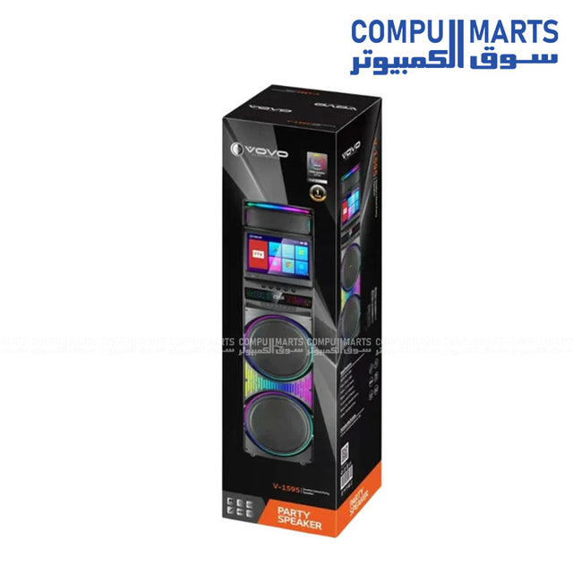 VOVO Dual 12-Inch 160W Smart Party Speaker