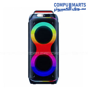 Vovo V-2855 RGB Portable Bluetooth Speaker With Mic