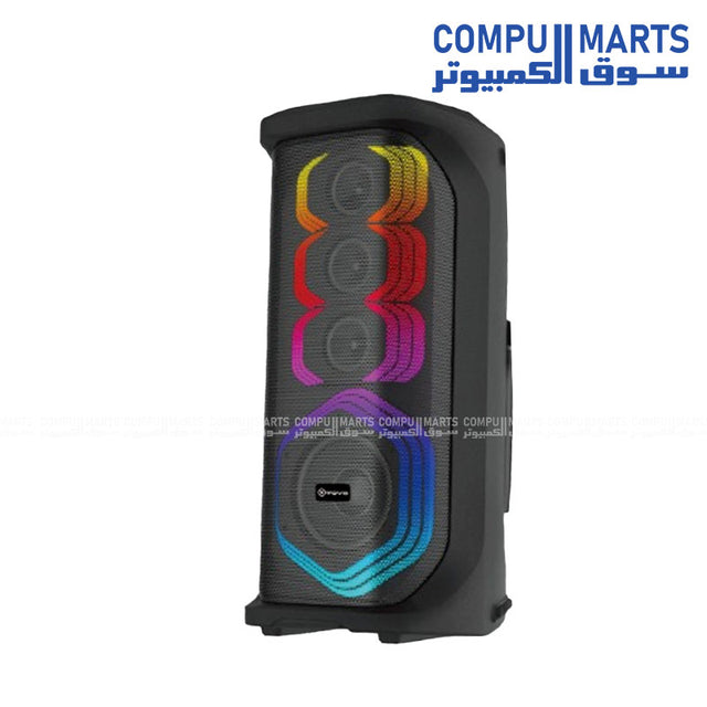 VOVO V-2935 Single 6.5-Inch RGB Party Speaker
