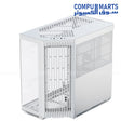 APNX V1 Mid-Tower PC Case – supports ATX, Micro-ATX, and Mini-ITX motherboards – sleek black or white design with tempered glass side panel and optimized airflow