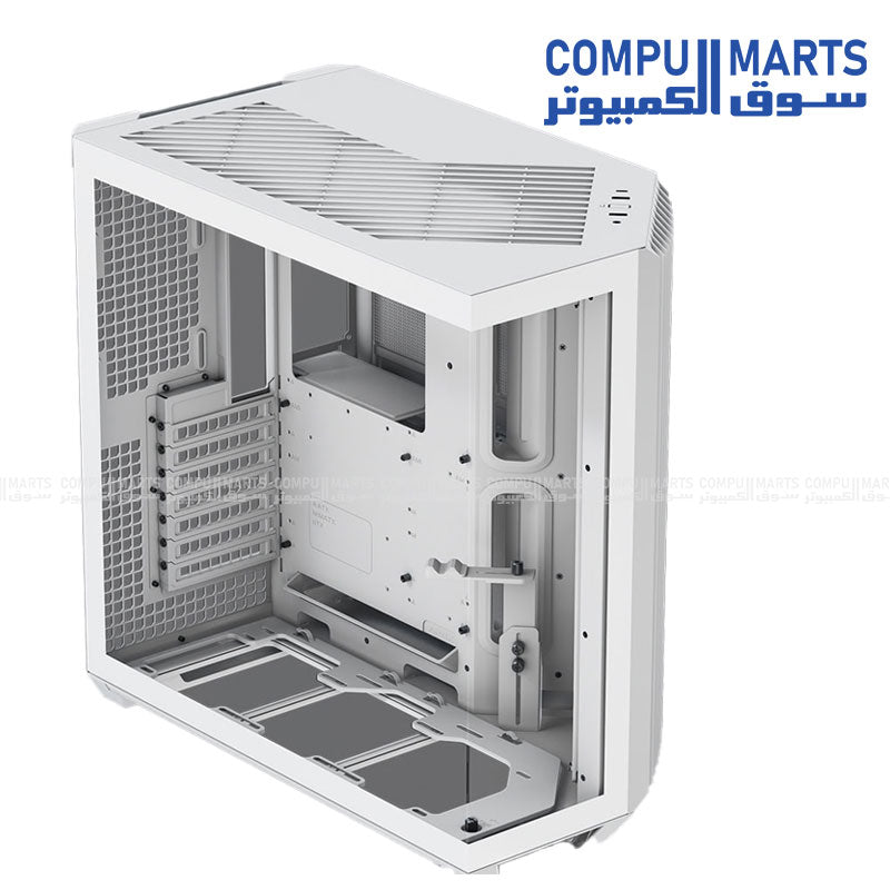 APNX V1 Mid-Tower Case – ATX/Micro-ATX/Mini-ITX – Black / White