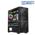 VELOX Flow gaming case with E-ATX ATX M-ATX ITX motherboard support, tempered glass side panel, mesh front panel, 400mm VGA support and 360mm radiator compatibility