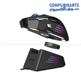 MSI VERSA PRO WIRELESS gaming mouse with 26000 DPI and RGB lighting
