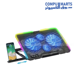 VOVO V-06 laptop cooling pad with 2 × 140mm and 2 × 60mm fans