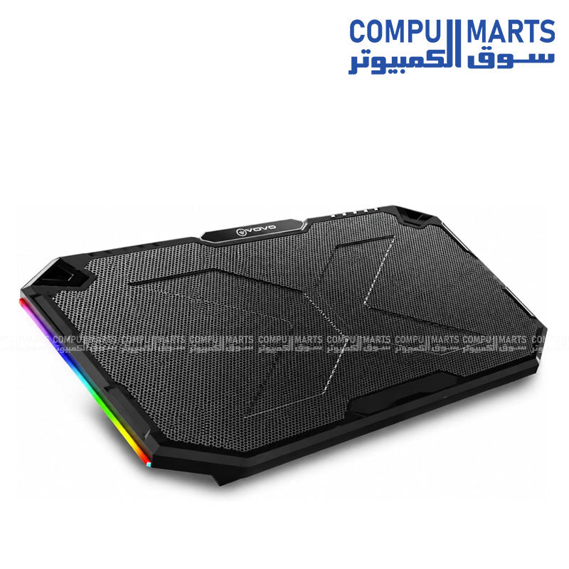 VOVO V-07 Laptop Cooler with 5 Silent Fans and Blue LED Lighting
