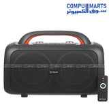 VOVO V-2126 Double 6.5 Inch Party Speaker 20W Black