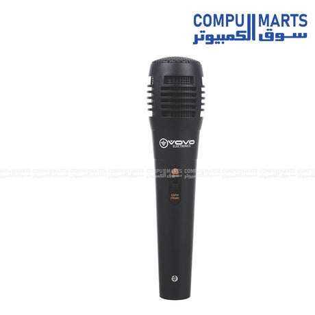 VOVO V-2126 Double 6.5 Inch Speaker with AC Cable Manual Remote and Mic