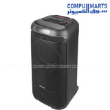 VOVO V-2875 party speaker with 8"x2+60c Magnet Tweeter