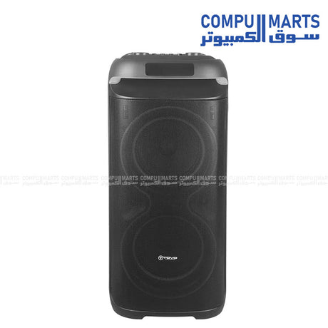 VOVO V-2875 Dual Party Speaker 8 Inch 50W Black