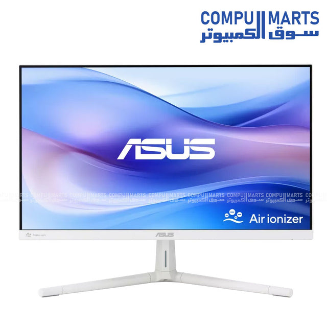 ASUS VU249HFI-W Eye Care Monitor with 23.8-inch Full HD IPS display, 100Hz refresh rate, Adaptive-Sync support, and 99% sRGB color gamut available in Egypt