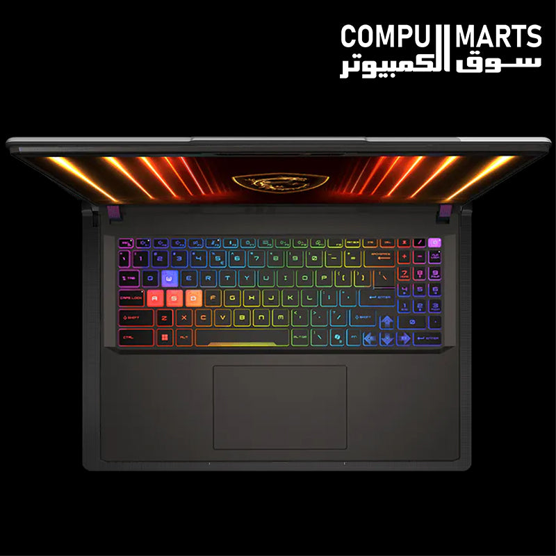 MSI Vector 16 HX AI A2XWHG Gaming Laptop in Cosmos Gray