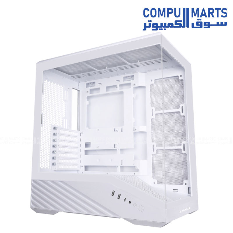 Lian Li Vector V100 Gaming Case – Mid-Tower ATX / E-ATX – Tempered Glass – Black / White
