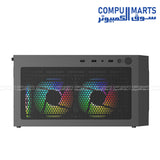 Velox II Mesh Black Velox II PC case E-ATX · ATX · M-ATX · ITX 2.5" SSD x4 3.5" HDD x2 Mesh+ABS Tempered Glass 7 Slot Mid Tower Case